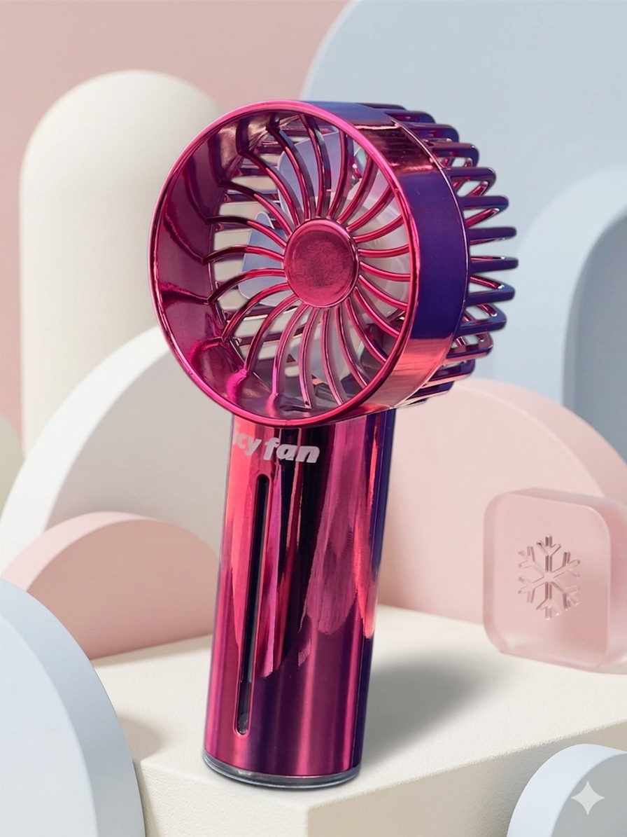 Light Up Portable Handheld Icy Spray Fan