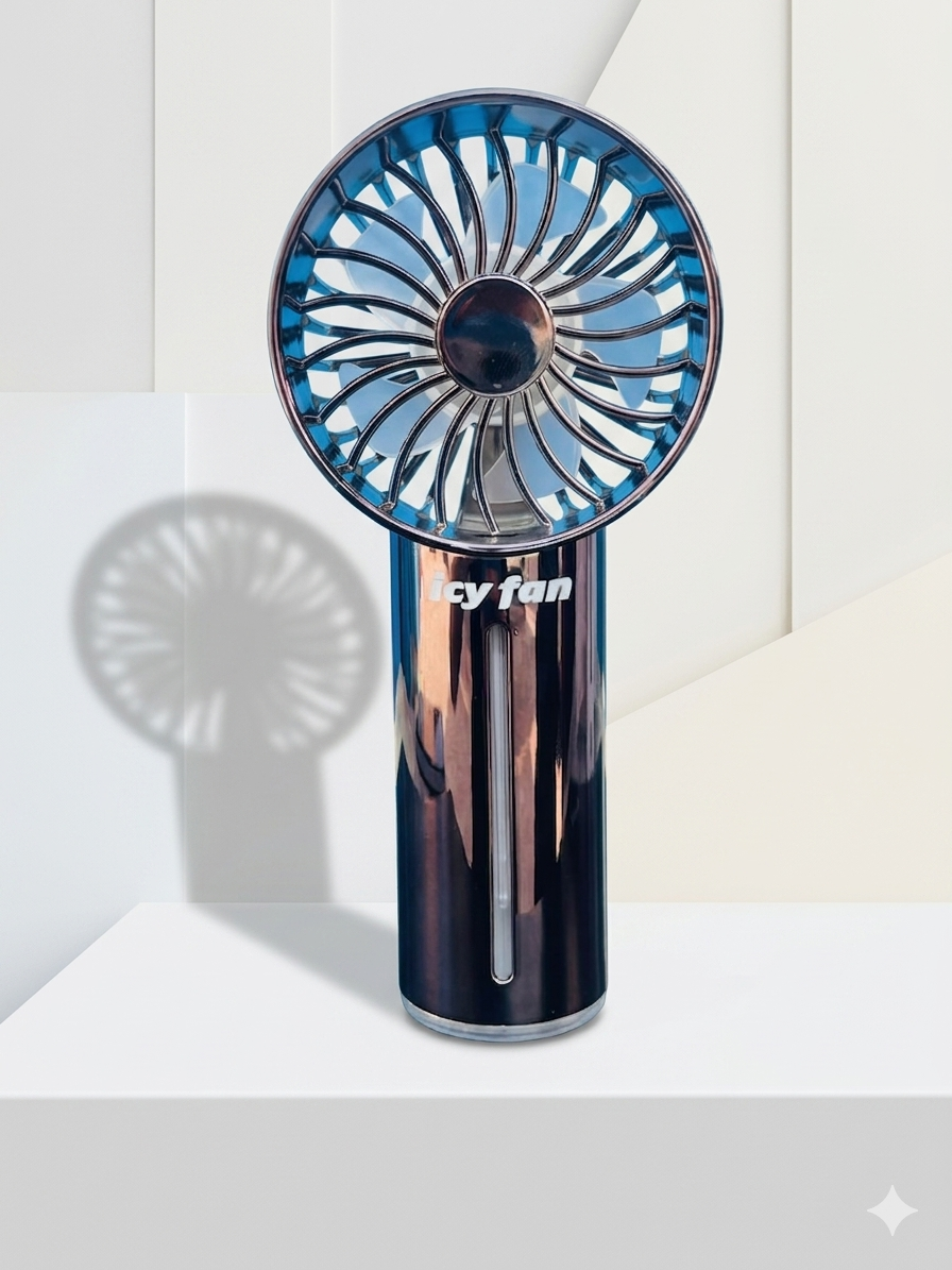 Light Up Portable Handheld Icy Spray Fan