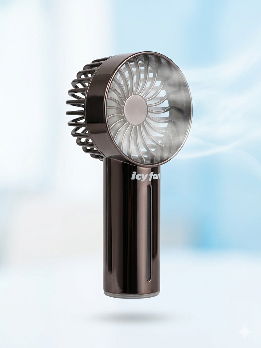 Light Up Portable Handheld Icy Spray Fan