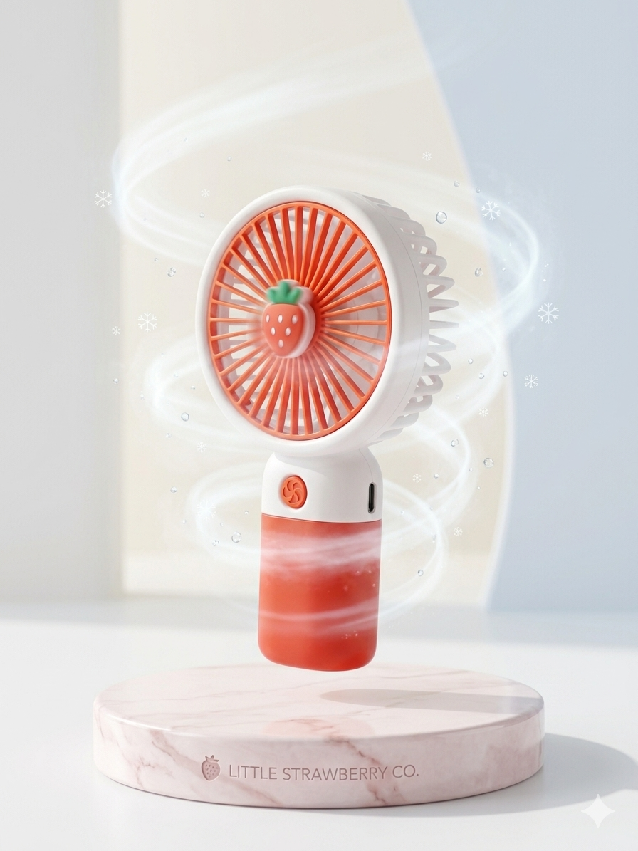 Mini Fan Rechargeable /Hanheld Desktop USB Fan Electric Portable Mini Desk Fan for Kids - Rechargeable USB Battery - Handheld Fan with Adjustable Speed - Versatile Usage