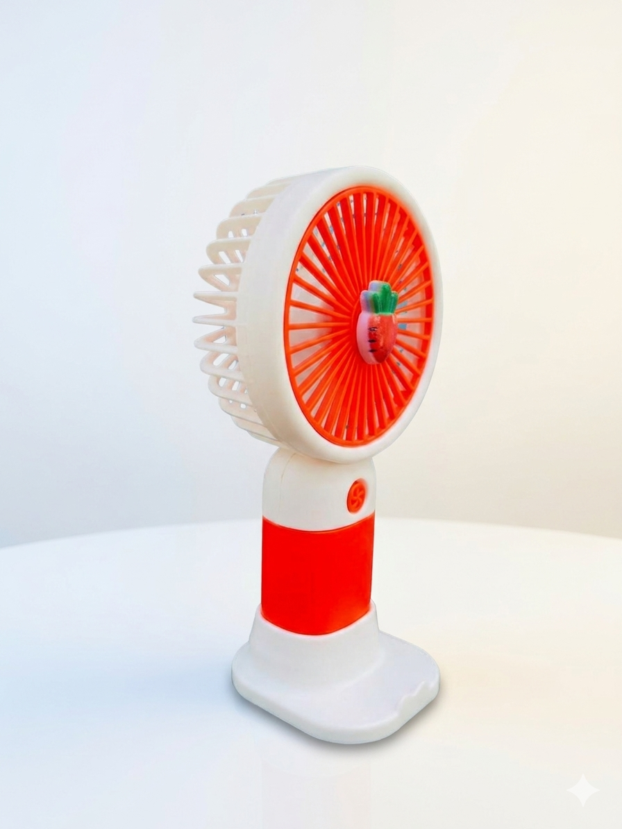 Mini Fan Rechargeable /Hanheld Desktop USB Fan Electric Portable Mini Desk Fan for Kids - Rechargeable USB Battery - Handheld Fan with Adjustable Speed - Versatile Usage