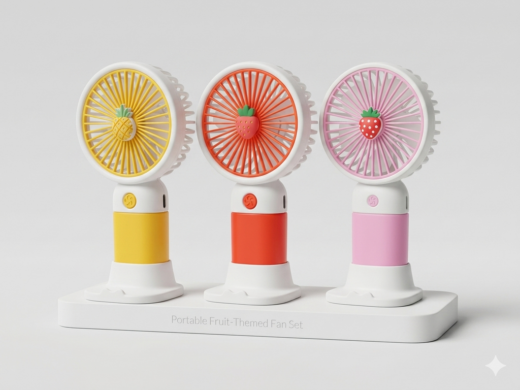 Mini Fan Rechargeable /Hanheld Desktop USB Fan Electric Portable Mini Desk Fan for Kids - Rechargeable USB Battery - Handheld Fan with Adjustable Speed - Versatile Usage