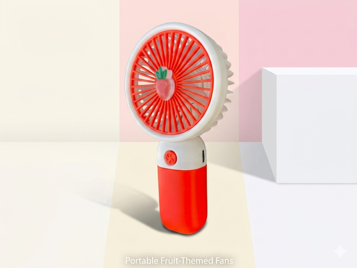 Mini Fan Rechargeable /Hanheld Desktop USB Fan Electric Portable Mini Desk Fan for Kids - Rechargeable USB Battery - Handheld Fan with Adjustable Speed - Versatile Usage
