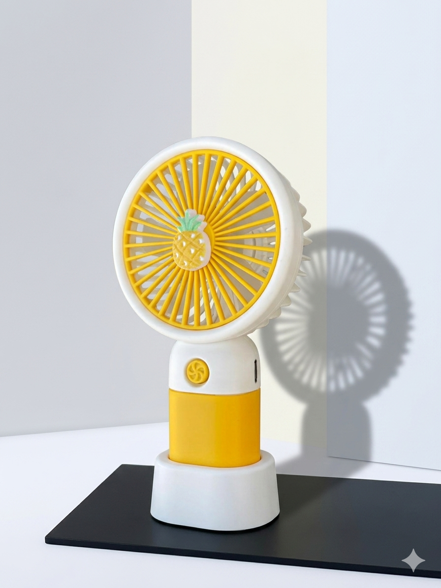 Mini Fan Rechargeable /Hanheld Desktop USB Fan Electric Portable Mini Desk Fan for Kids - Rechargeable USB Battery - Handheld Fan with Adjustable Speed - Versatile Usage