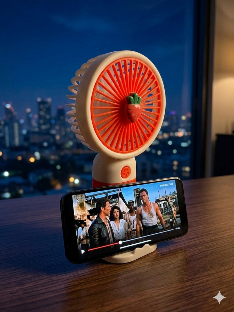 Mini Fan Rechargeable /Hanheld Desktop USB Fan Electric Portable Mini Desk Fan for Kids - Rechargeable USB Battery - Handheld Fan with Adjustable Speed - Versatile Usage