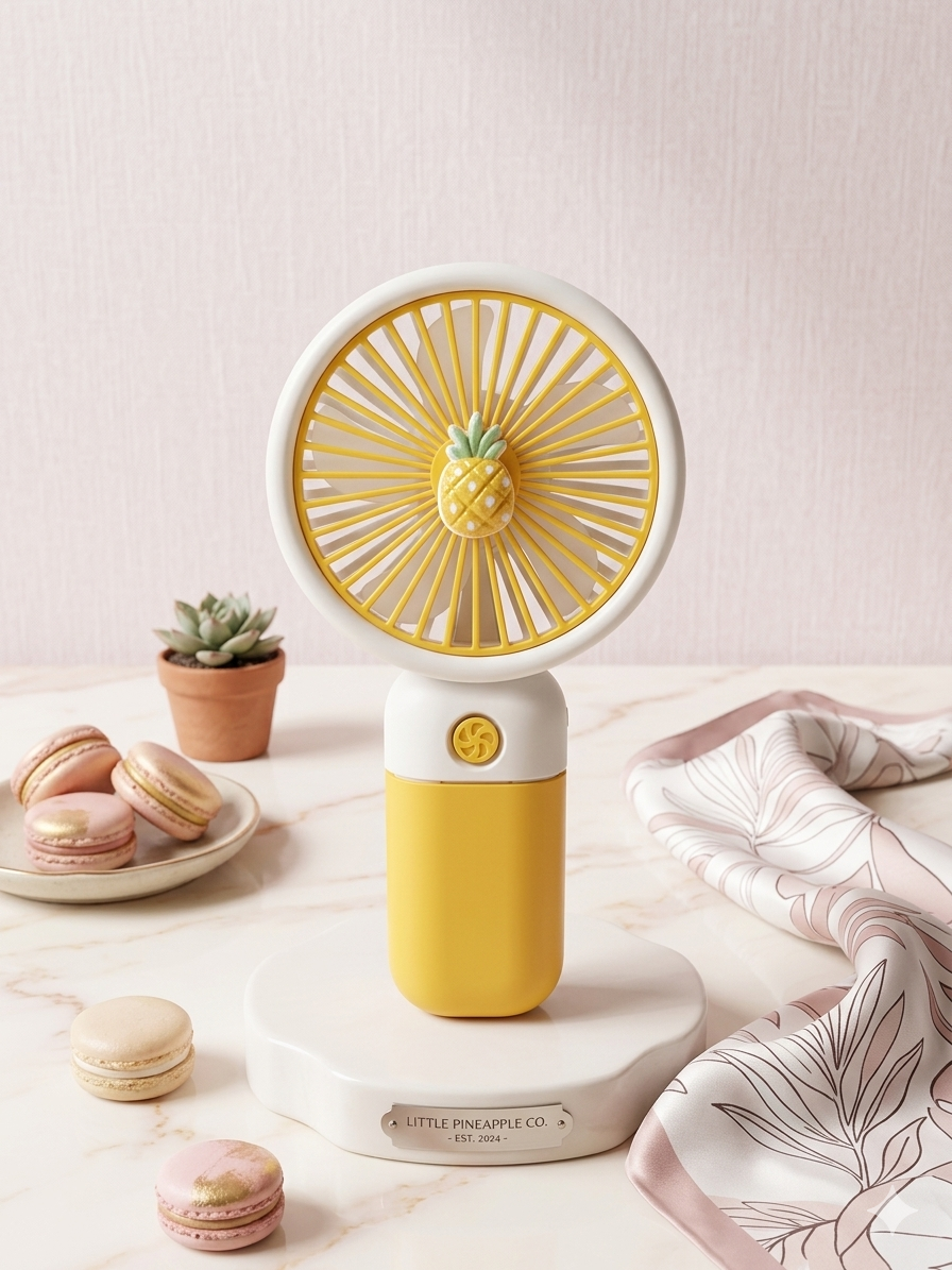 Mini Fan Rechargeable /Hanheld Desktop USB Fan Electric Portable Mini Desk Fan for Kids - Rechargeable USB Battery - Handheld Fan with Adjustable Speed - Versatile Usage