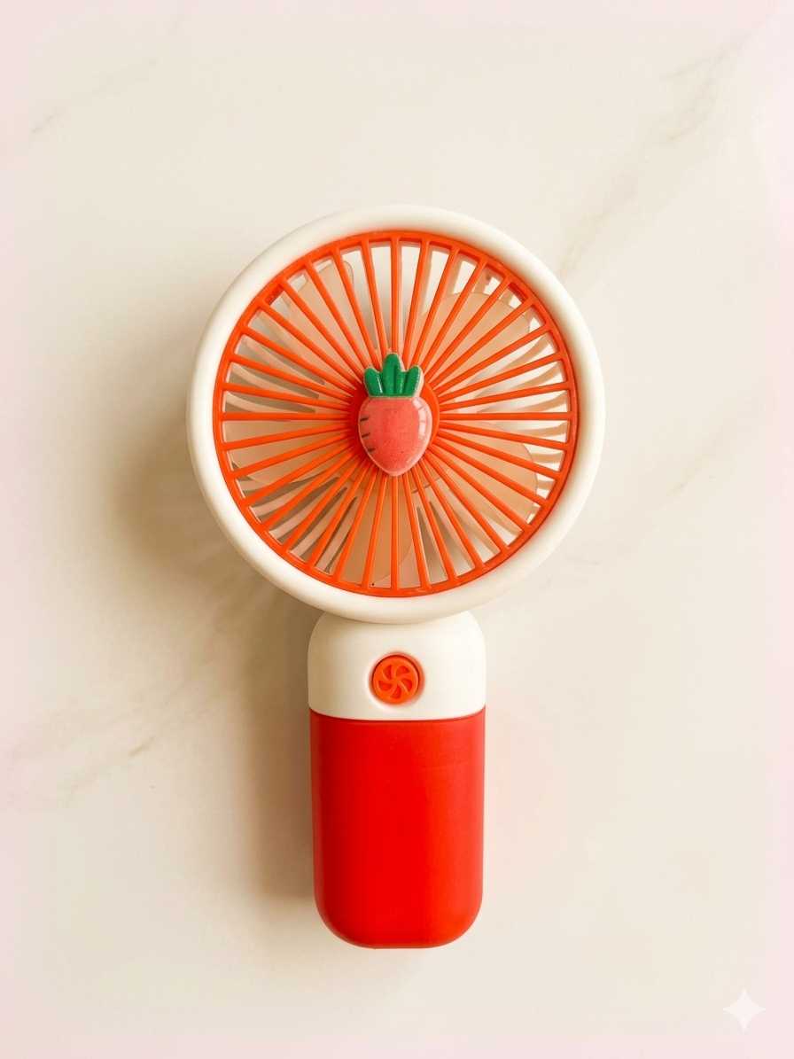 Mini Fan Rechargeable /Hanheld Desktop USB Fan Electric Portable Mini Desk Fan for Kids - Rechargeable USB Battery - Handheld Fan with Adjustable Speed - Versatile Usage