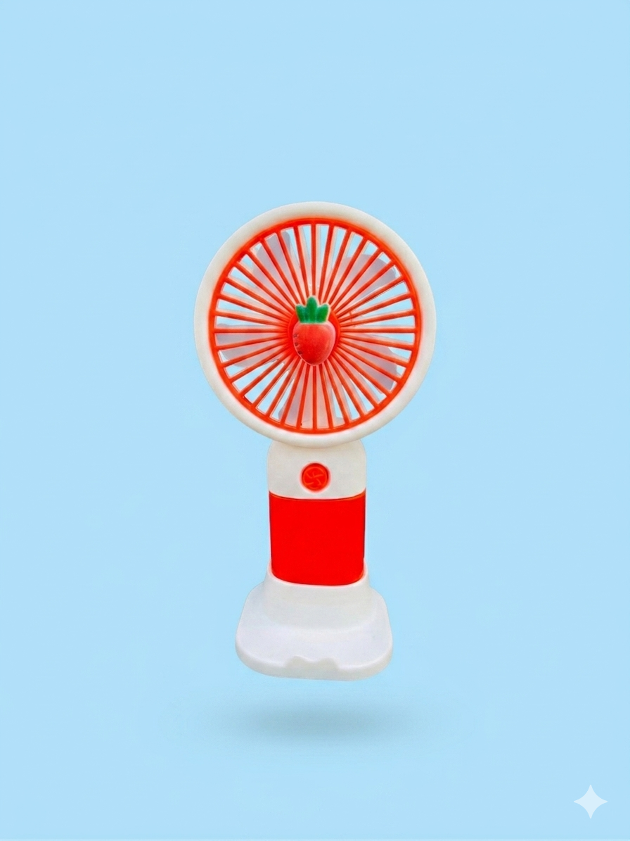 Mini Fan Rechargeable /Hanheld Desktop USB Fan Electric Portable Mini Desk Fan for Kids - Rechargeable USB Battery - Handheld Fan with Adjustable Speed - Versatile Usage